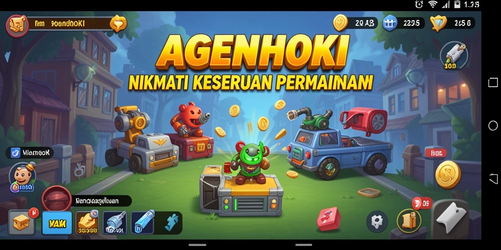 Tangkapan layar AGENHOKI menampilkan karakter yang sedang melakukan aksi Idle.