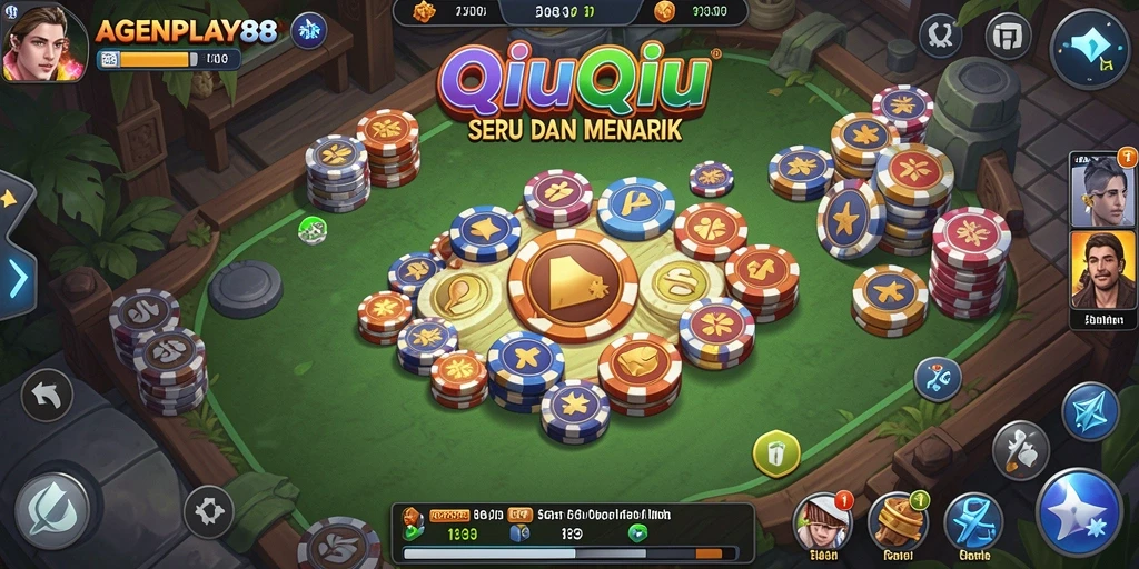 Screenshot gameplay QiuQiu di AGENPLAY88 yang menampilkan momen seru.