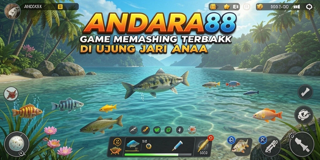 Tangkapan besar dan indah dari permainan memancing ANDARA88.