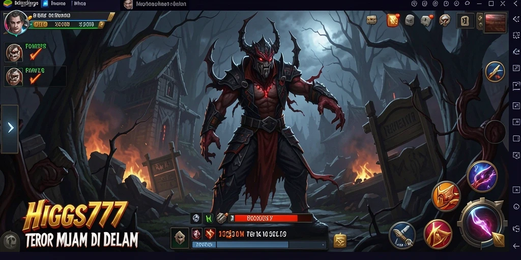 Gameplay HIGGS777 yang menakutkan dan mendebarkan saat menghadapi hantu.