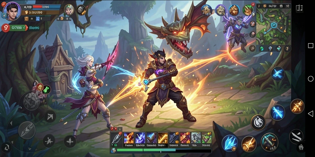 Gameplay seru KA789 dengan petualangan dan pertempuran MMORPG.
