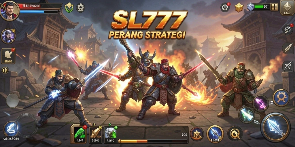 Tangkapan layar dari gameplay SL777 yang penuh strategi.